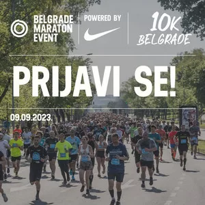 Трка на 10 километара у организацији „Београдског маратона” 9. септембра